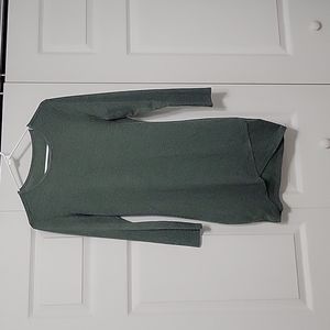 Olive green long sleeve dress